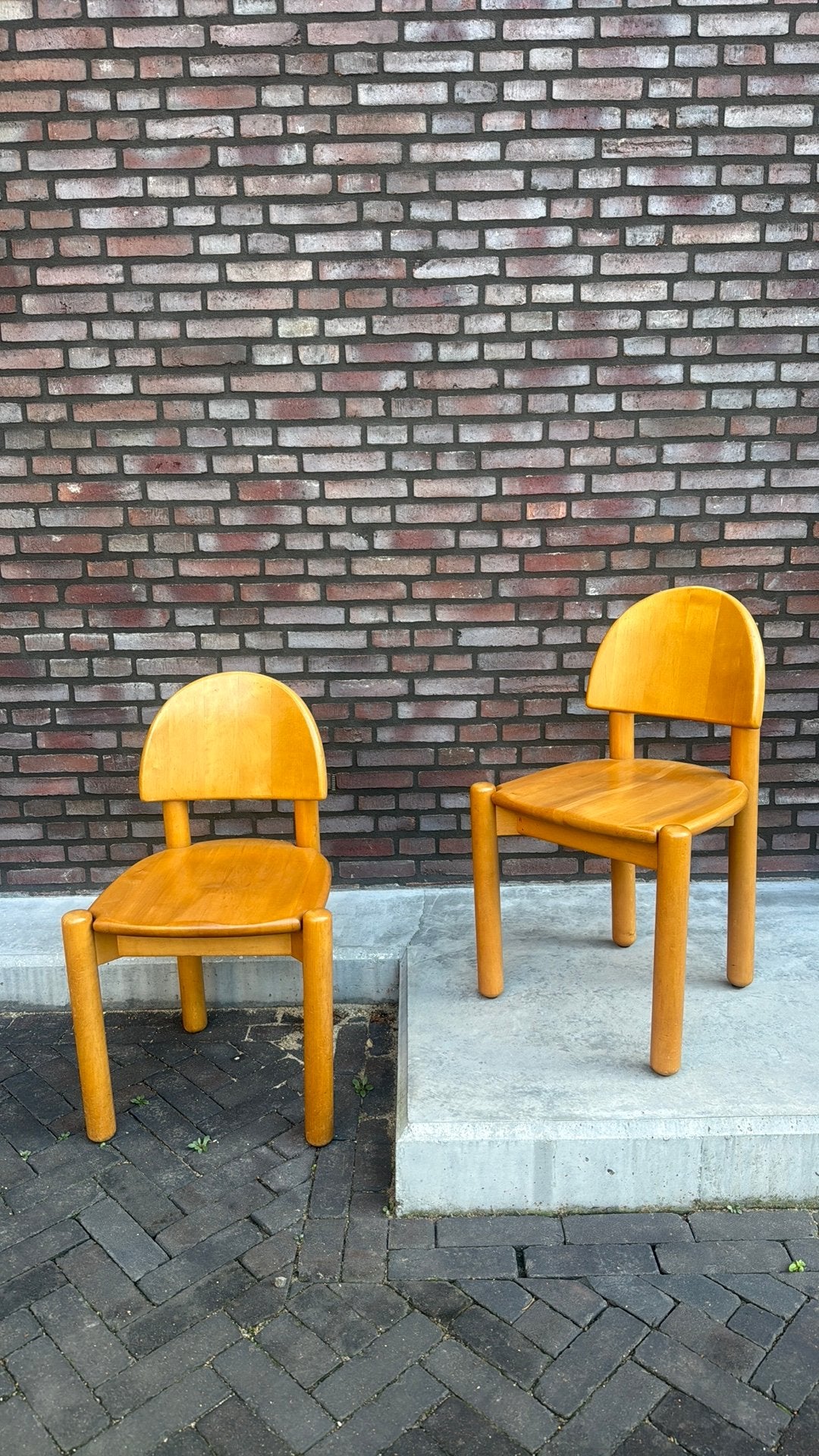 2 Daumiller stoelen, Ophalen of Verzenden, Gebruikt