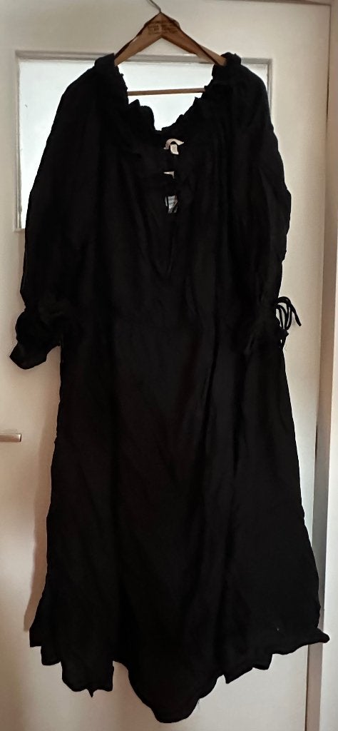 H&M JURK zwart wit XXL, Kleding | Dames, Jurken, H&M, Zwart, Maat 46/48 (XL) of groter, Nieuw