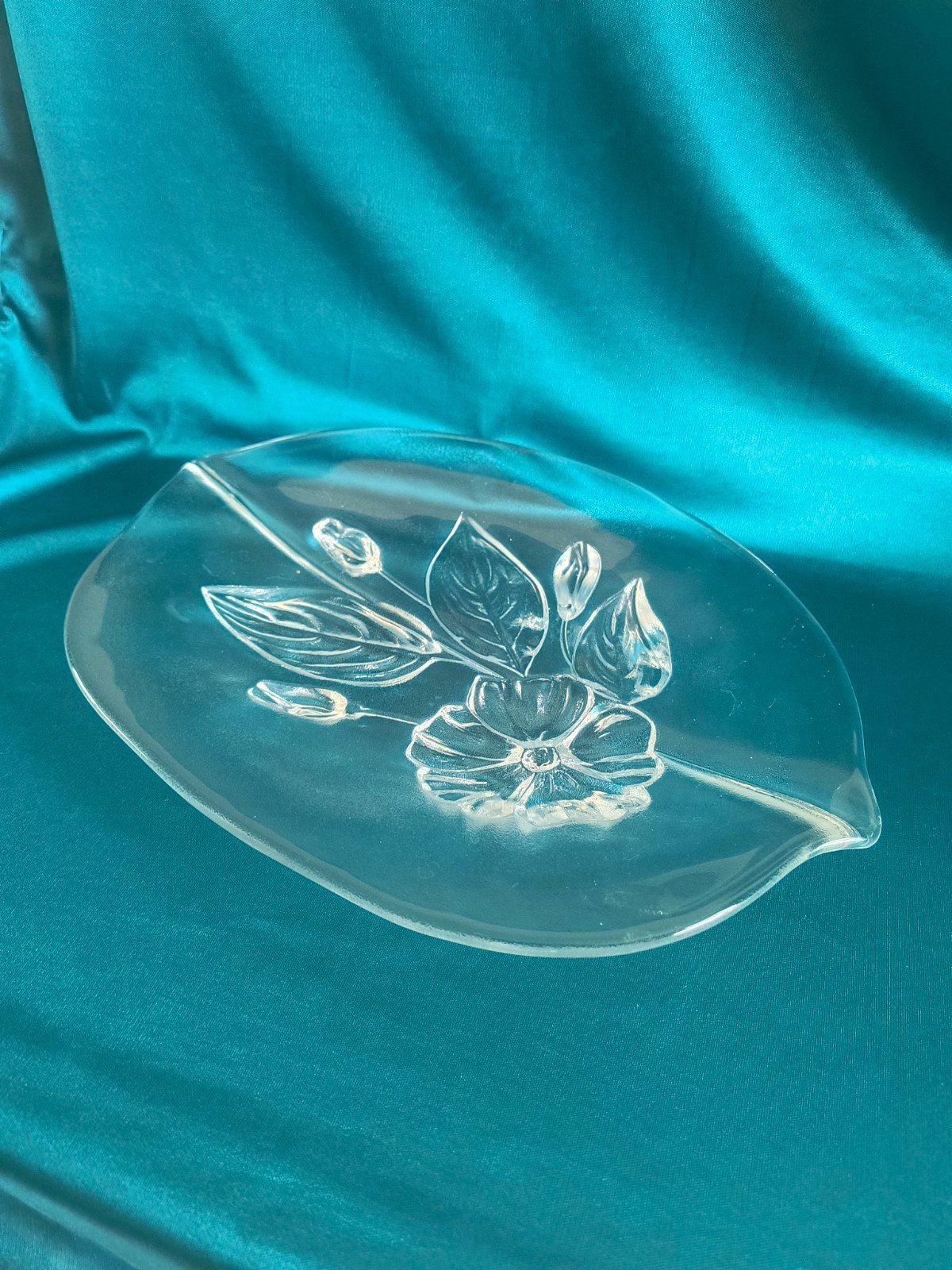 Walther Glas Ovale schaal "Manuela" Anemoon helder glas, Ophalen of Verzenden