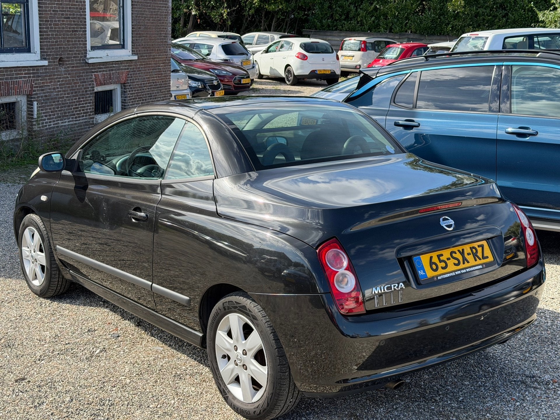 Nissan Micra C+C 1.6 Tekna Automaat Clima Cruise PDC LMV Sto, Auto's, Gebruikt, 750 kg, 4 cilinders, Cabriolet