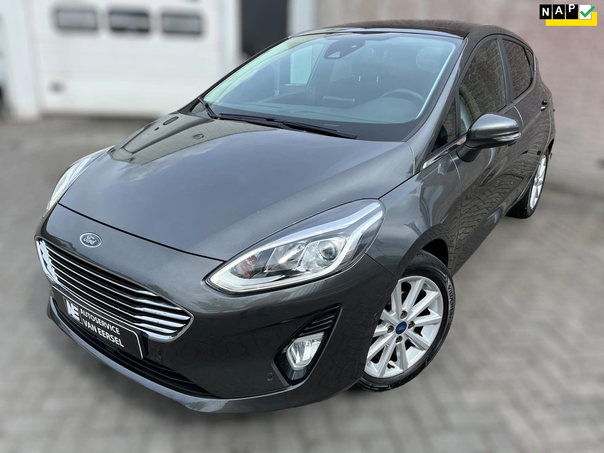 Ford Fiesta 1.0 EcoBoost Titanium PANO/SCHUIFDAK/PDC V&A/A.U, 100 pk, 23 km/l, Origineel Nederlands, Bedrijf