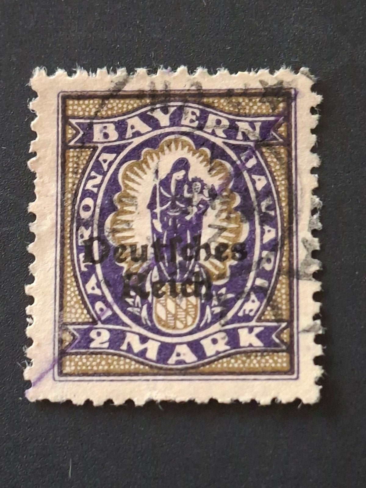 GERESERVEERD!!    Duitsland Reich Mi 132  #2, Ophalen of Verzenden, Overige periodes, Gestempeld