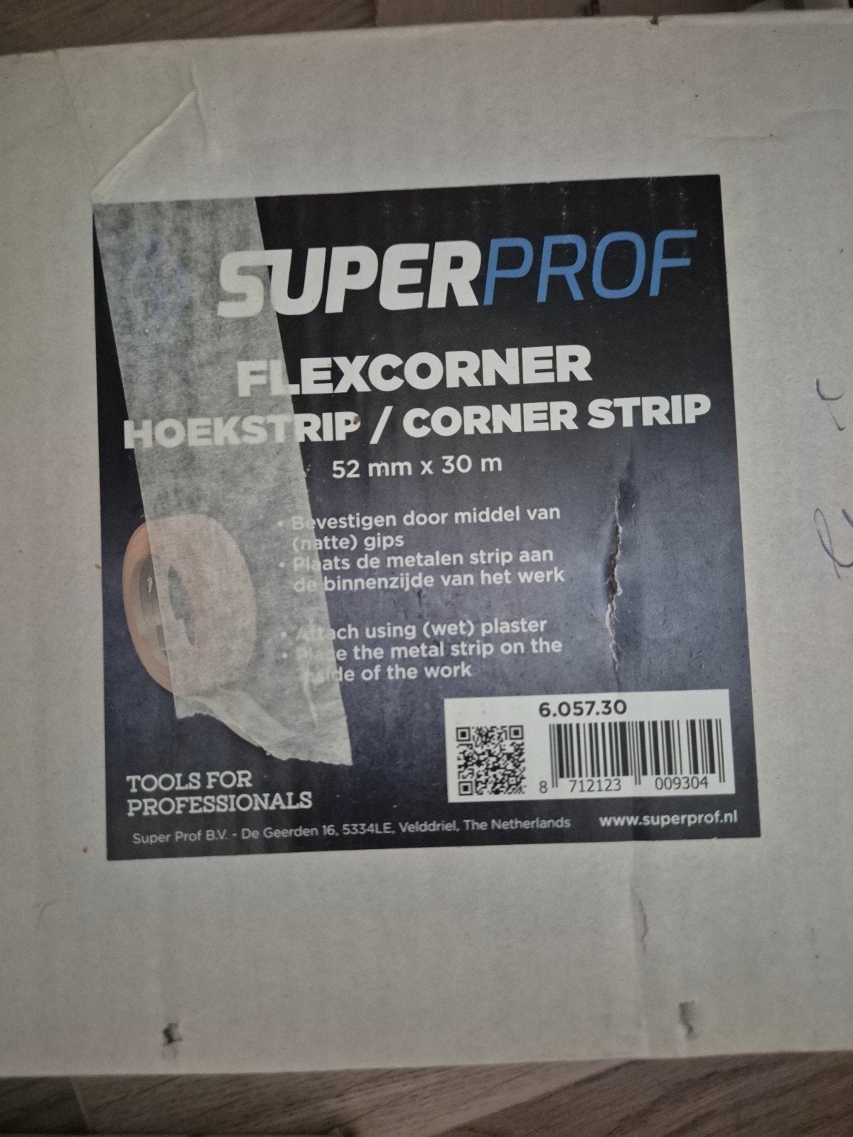 2x Superprof Flexcorner Hoekstrip 52mm x 30m - Nieuw, Ophalen of Verzenden, Nieuw