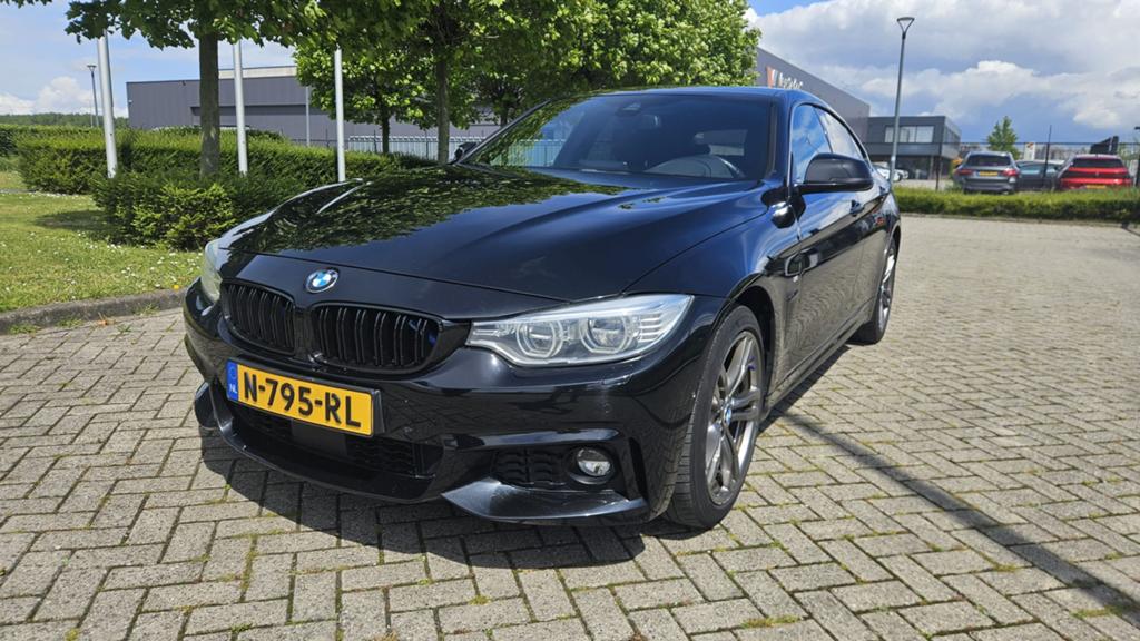 BMW 420 XDrive 2.0 Gran Coupe High exe M Pakket, Auto's, BMW, Automaat, 1995 cc, Zwart, Leder