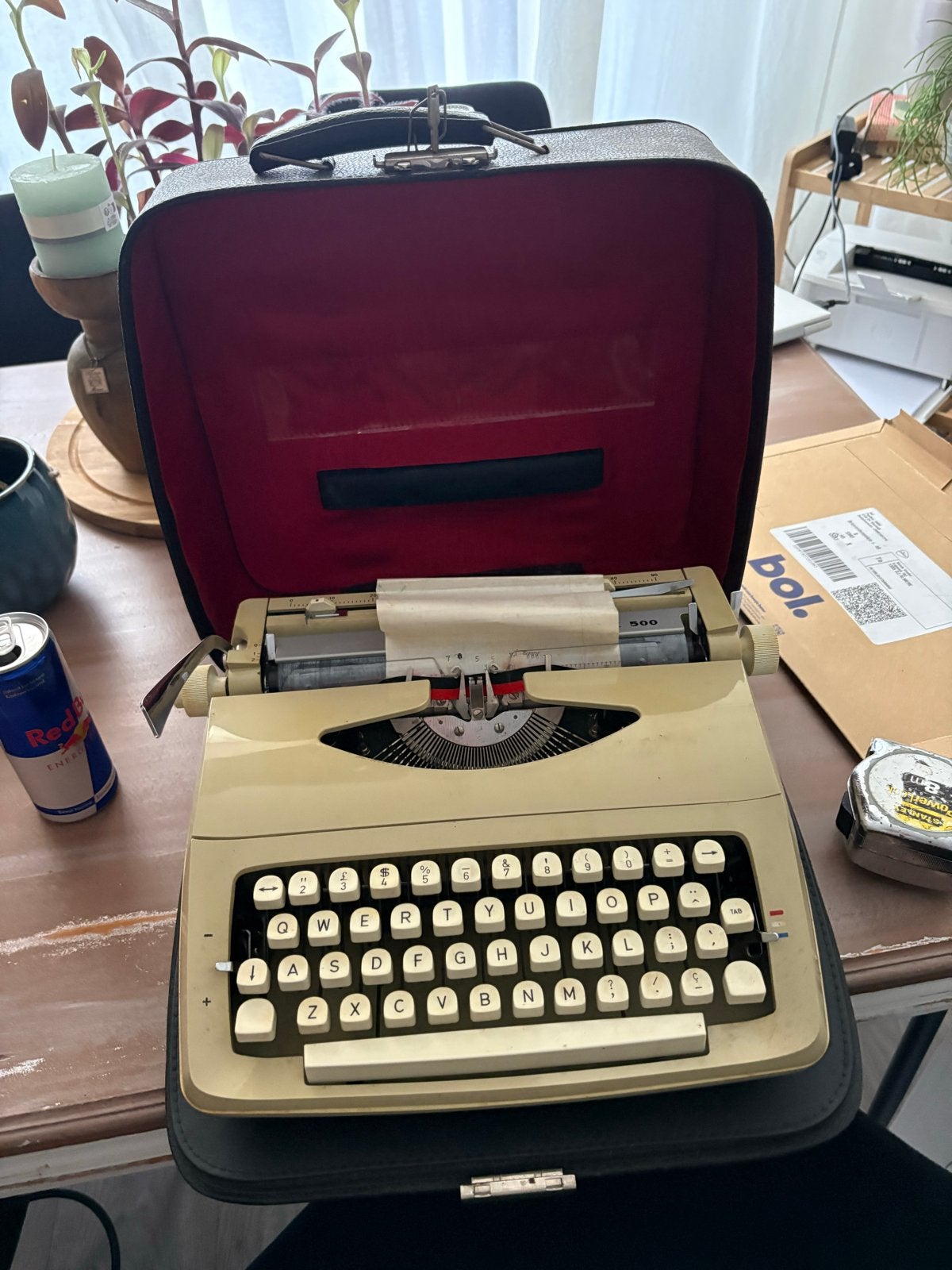 Typmachine vintage - van vendex, Ophalen of Verzenden, Gebruikt