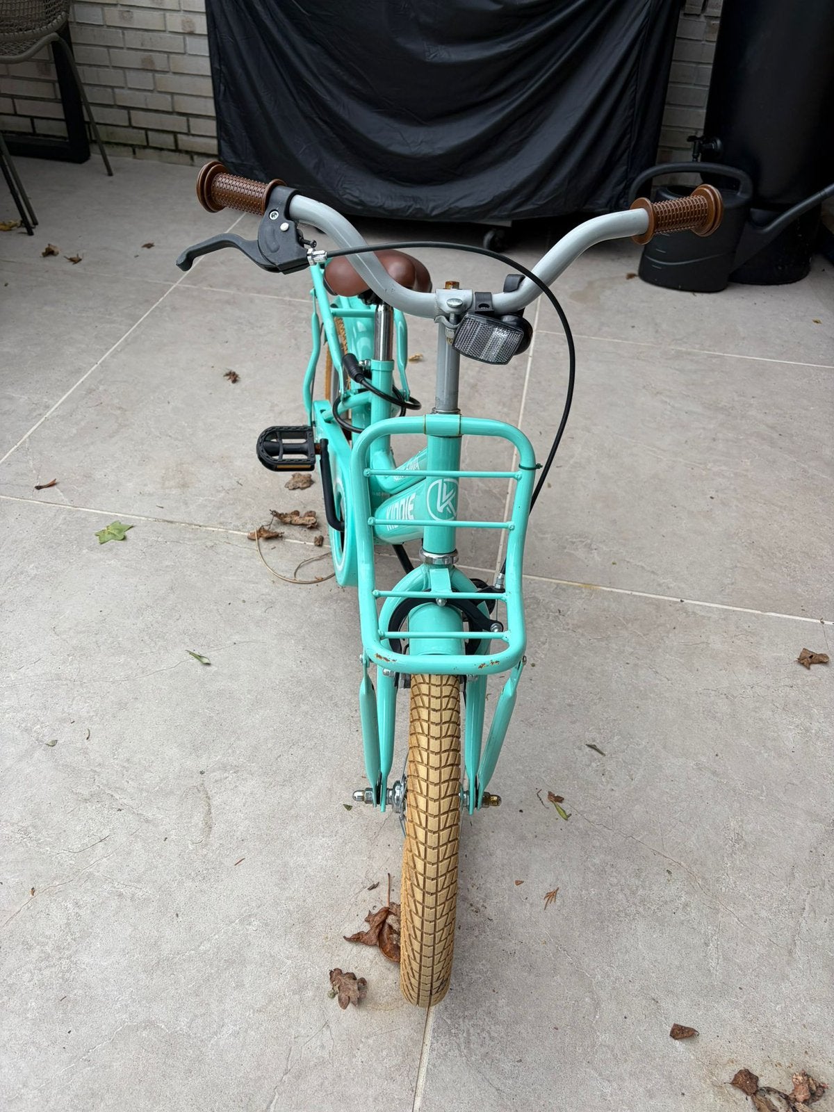 Kinder fiets 16 inch, Fietsen en Brommers, Terugtraprem, Gebruikt, Ophalen of Verzenden, Handrem