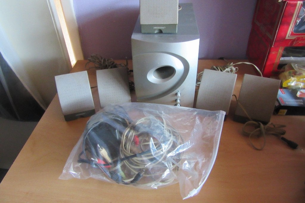 medion computer audio 5’1speakerset, Ophalen of Verzenden, Gebruikt, Medion