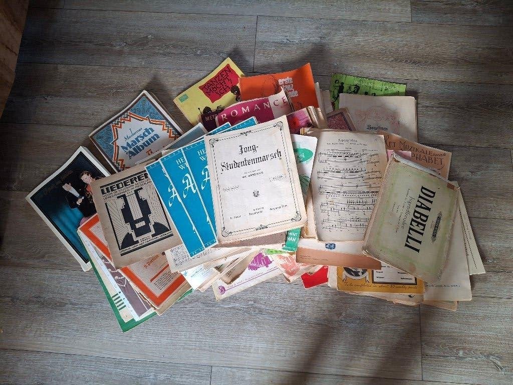 Heel veel oude bladmuziek, Ophalen, Gebruikt, Orgel, Klassiek