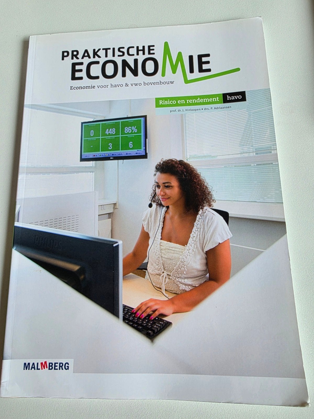 Praktische Economie havo/vwo bovenbouw - Risico en rendement, Ophalen of Verzenden, Zo goed als nieuw, Economie en Marketing, J. Hielkema, P. Adriaansen