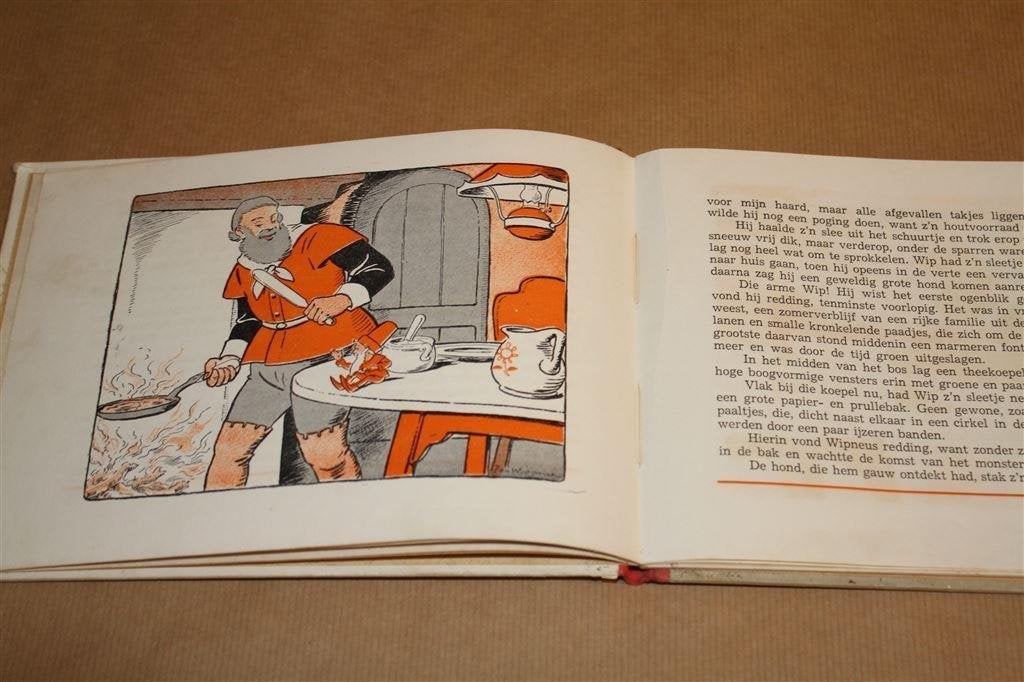 't Kabouterboek [1947]. Avonturen van Wipneus door Jan Wieg, Boeken, Ophalen of Verzenden, Gelezen