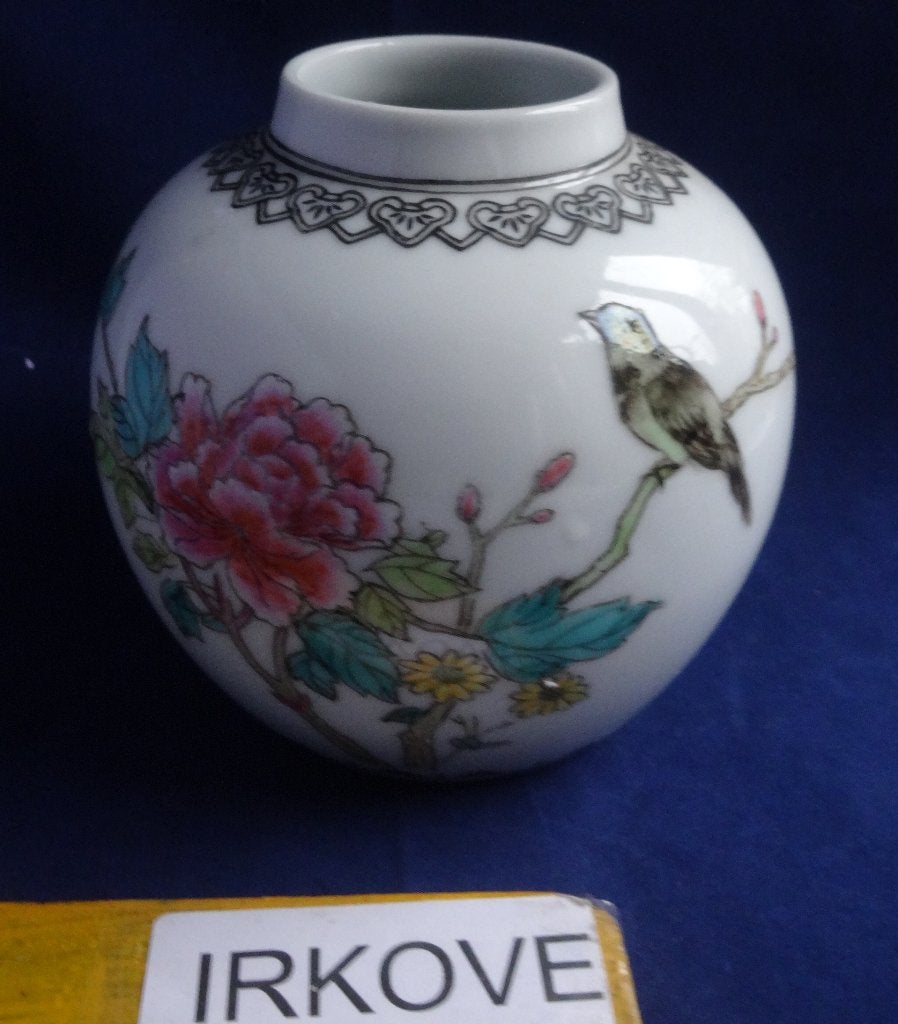 CHINEES GEMBERPOT MET VOGEL NR. 27 * Gemerkt *, Antiek en Kunst, Antiek | Porselein, Verzenden