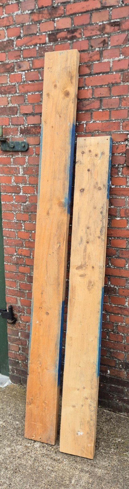 Houten balken 22 stuks, Doe-het-zelf en Verbouw, Hout en Planken, Ophalen, Gebruikt, 25 tot 50 mm, 200 tot 250 cm