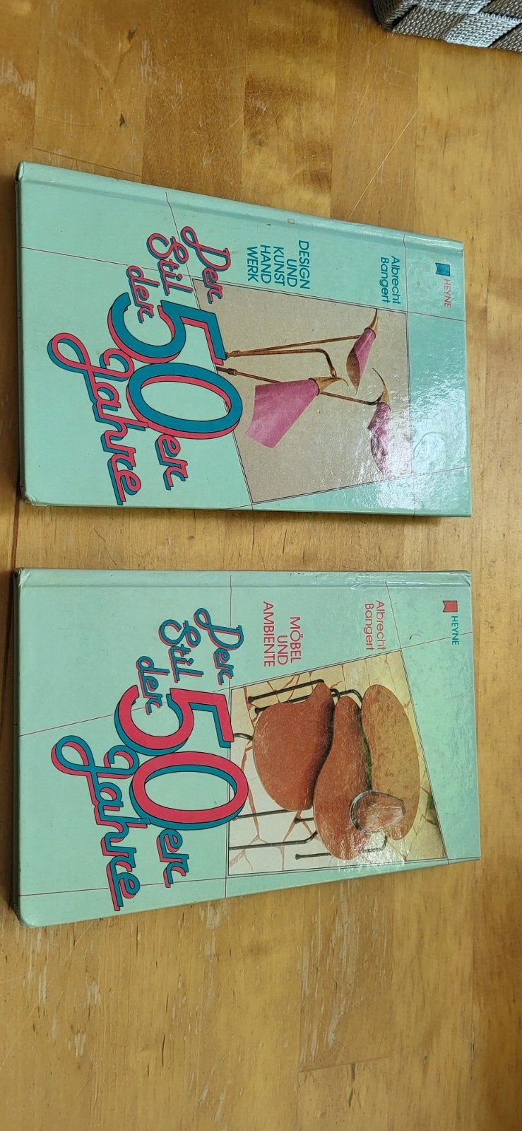 2 hardcover boeken: Duitstalig Design, Kunst, 50-er jaren, Gelezen, Ophalen of Verzenden, Albrecht Bangert, Overige onderwerpen