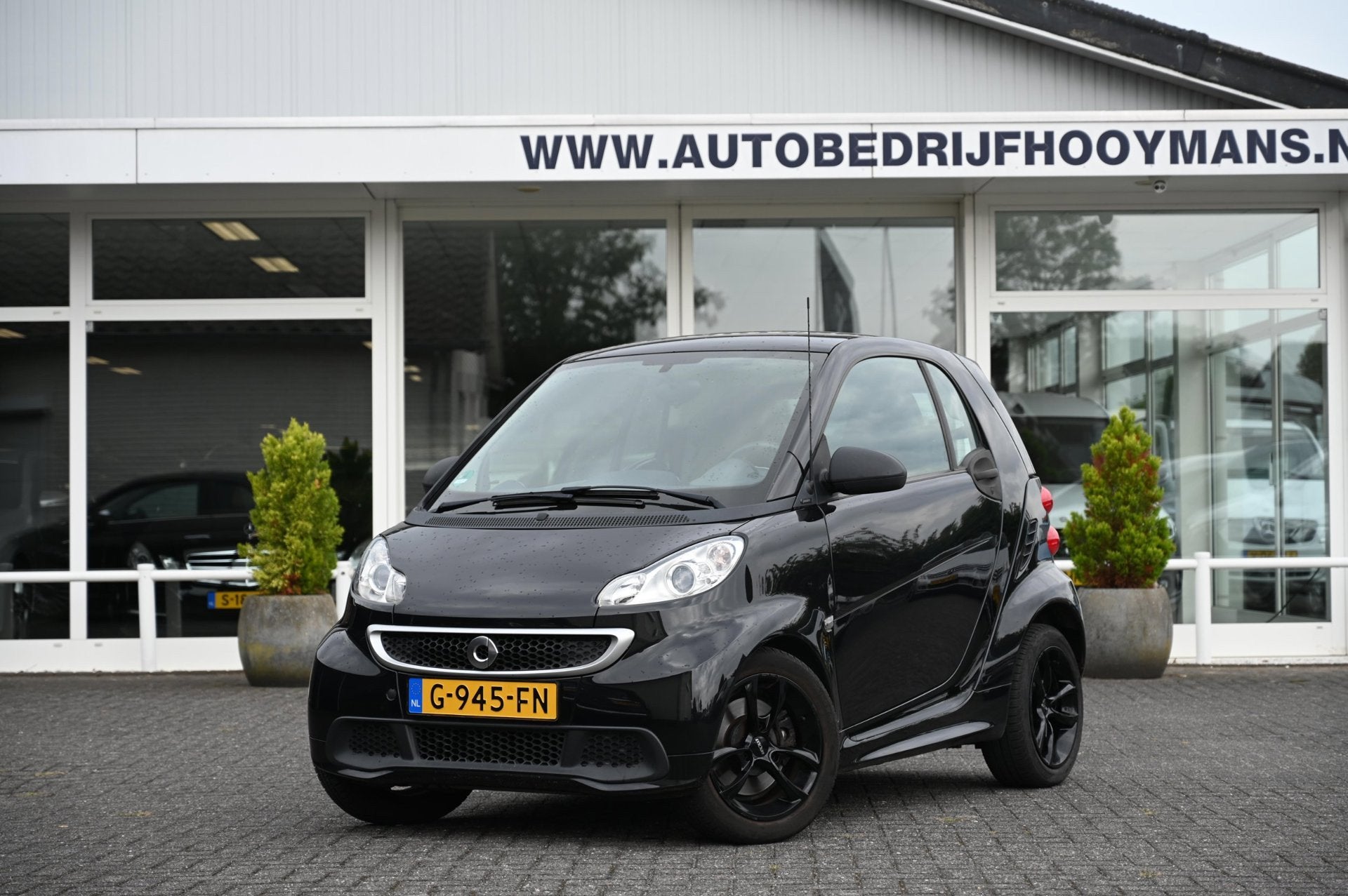 Smart Fortwo coupé 1.0 mhd Passion Airco Stoelverwarming Pa, Auto's, Automaat, Euro 5, Gebruikt, Zwart