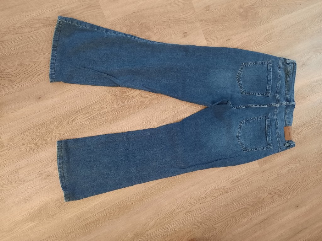 Jeansbroek dames, Ophalen, Gedragen, Blauw, W30 - W32 (confectie 38/40)