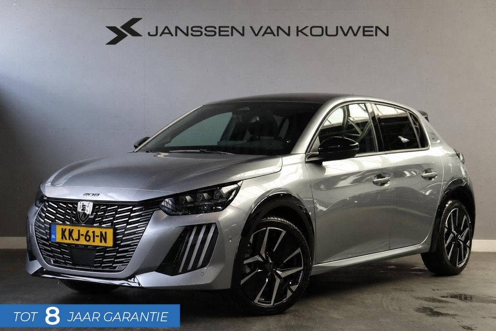 Peugeot 208 1.2 Hybrid 100 e-DCS6 GT Panoramadak / 2+6 Jaar, Auto's, Peugeot, 12 maanden, 1203 kg, Euro 6, 1199 cc