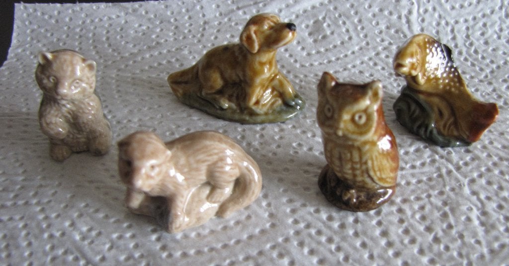 Wade England dierenbeeldjes set 3 compleet , dit is 5 stuks, Verzamelen, Ophalen, Zo goed als nieuw, Dier