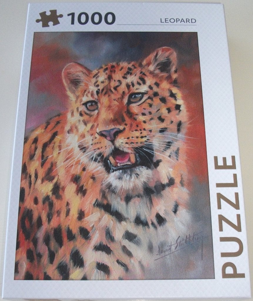 Puzzel *** LUIPAARD *** 1000 stukjes Rebo, Ophalen of Verzenden, 500 t/m 1500 stukjes, Zo goed als nieuw, Legpuzzel