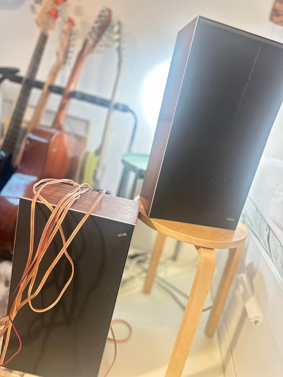 Beovox S45 Bang & Olufsen design speakers - Classic geluid, Ophalen, Stereo speakers, Gebruikt, Inclusief kabels