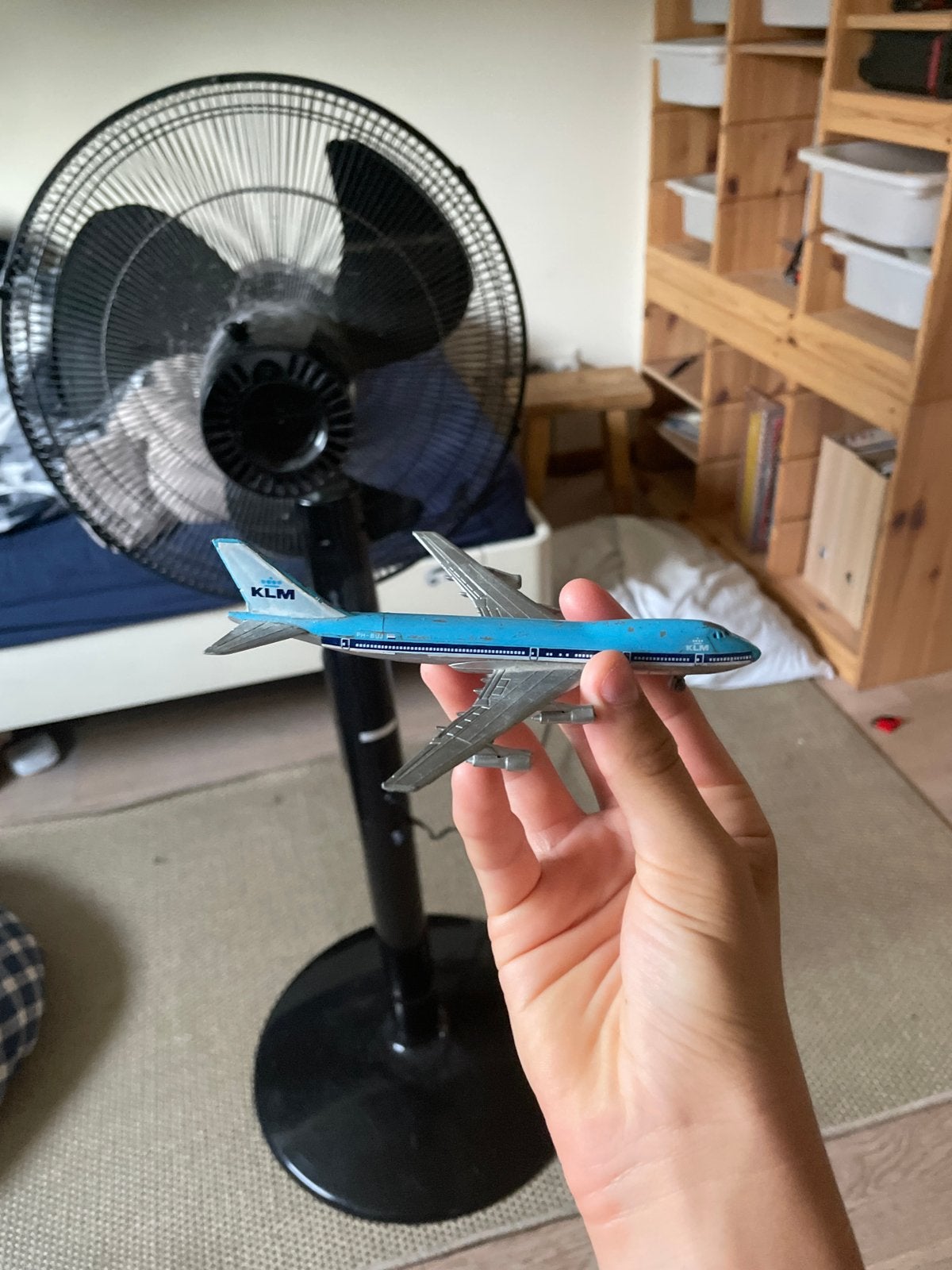 KLM Boeing 747 Schaalmodel - Gedetailleerd Vliegtuig, Ophalen, Gebruikt, Schaalmodel