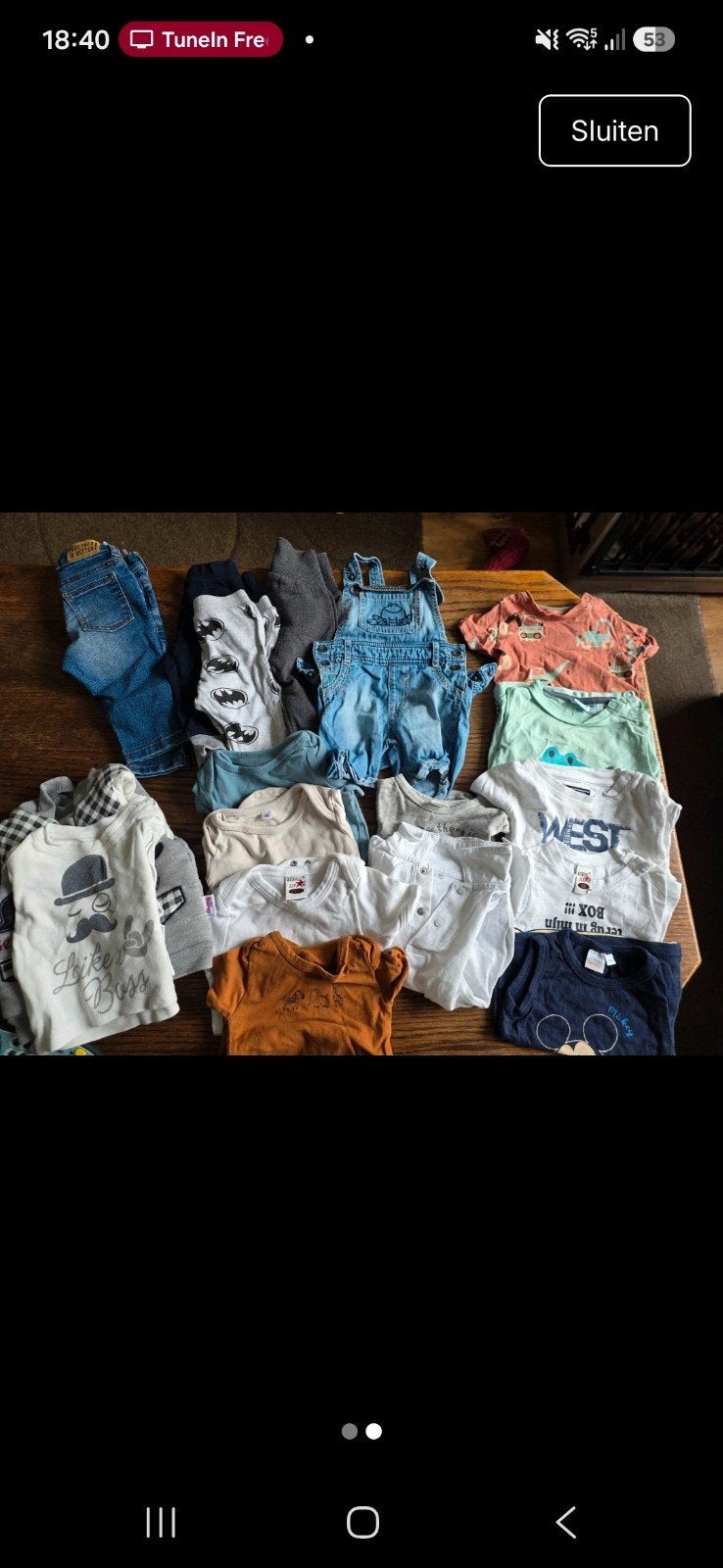 Grote partij jongenskleding maat 68 - complete set, Kinderen en Baby's, Ophalen of Verzenden, Gebruikt, Jongetje, Broekje