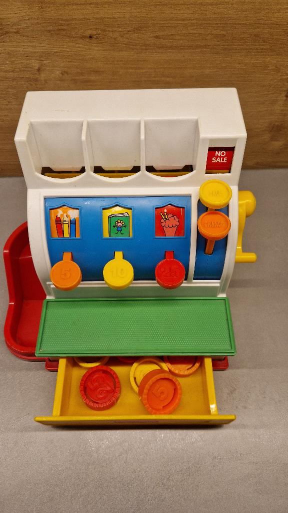 Fisher Price kassa, Kinderen en Baby's, Speelgoed | Fisher-Price, Ophalen of Verzenden, Gebruikt, Overige typen, Met geluid