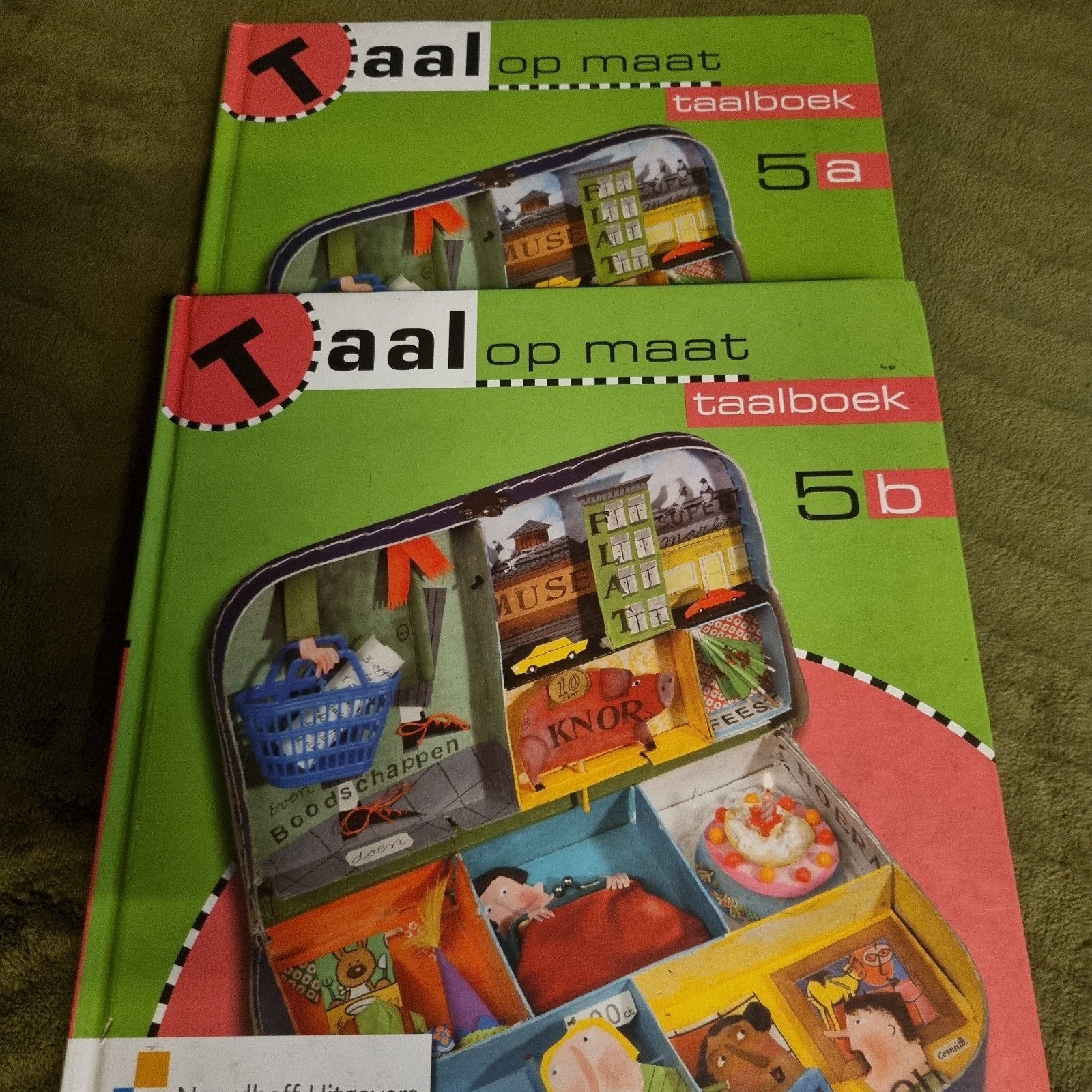 Groep 5 Taal op Maat taalboeken 5a en 5b - Noordhoff, Ophalen of Verzenden, Gelezen, Noordhoff Uitgevers