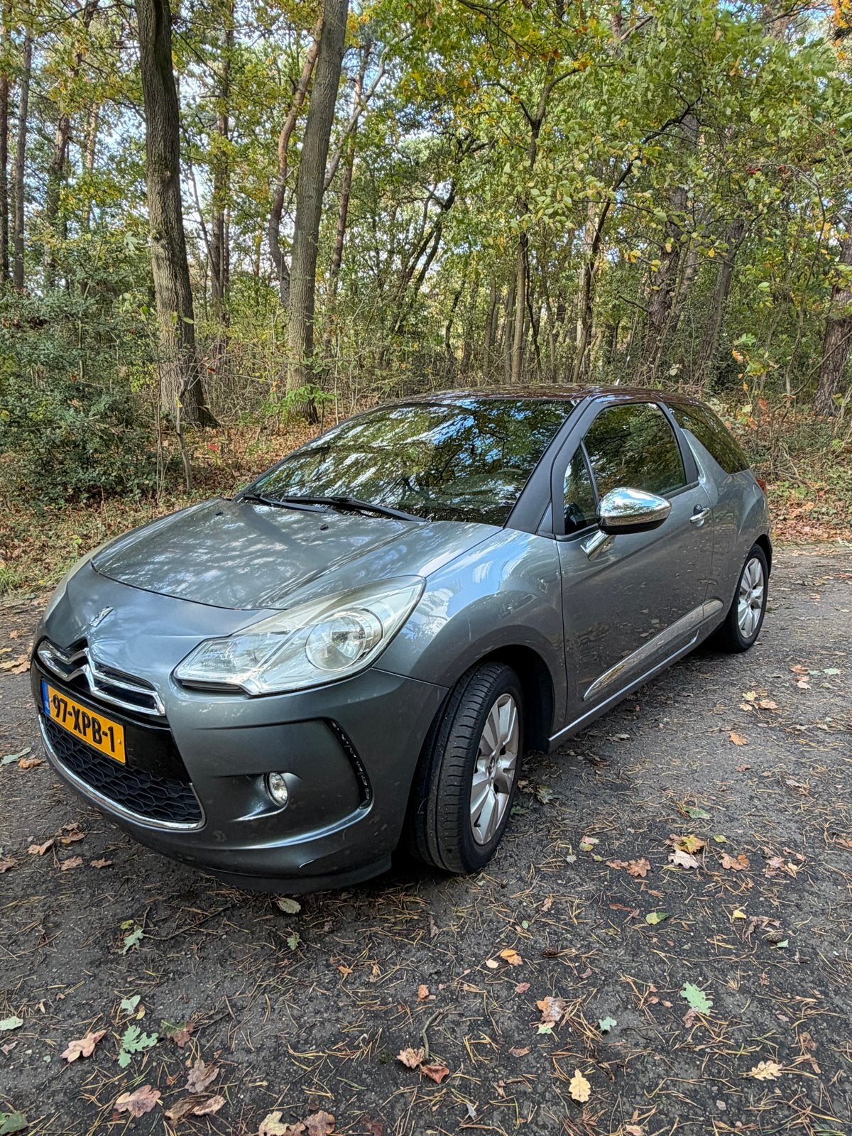 Citroën DS3 1.6 VTI 88KW 2011 Grijs, Auto's, Voorwielaandrijving, 40 €/maand, 4 cilinders, Handgeschakeld