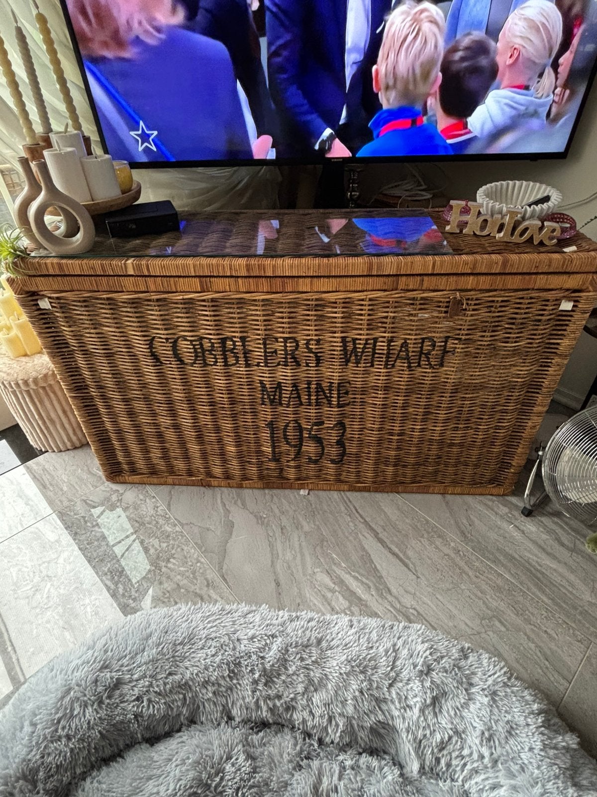 Mand, Huis en Inrichting, Minder dan 50 cm, 100 tot 150 cm, Ophalen of Verzenden, Zo goed als nieuw