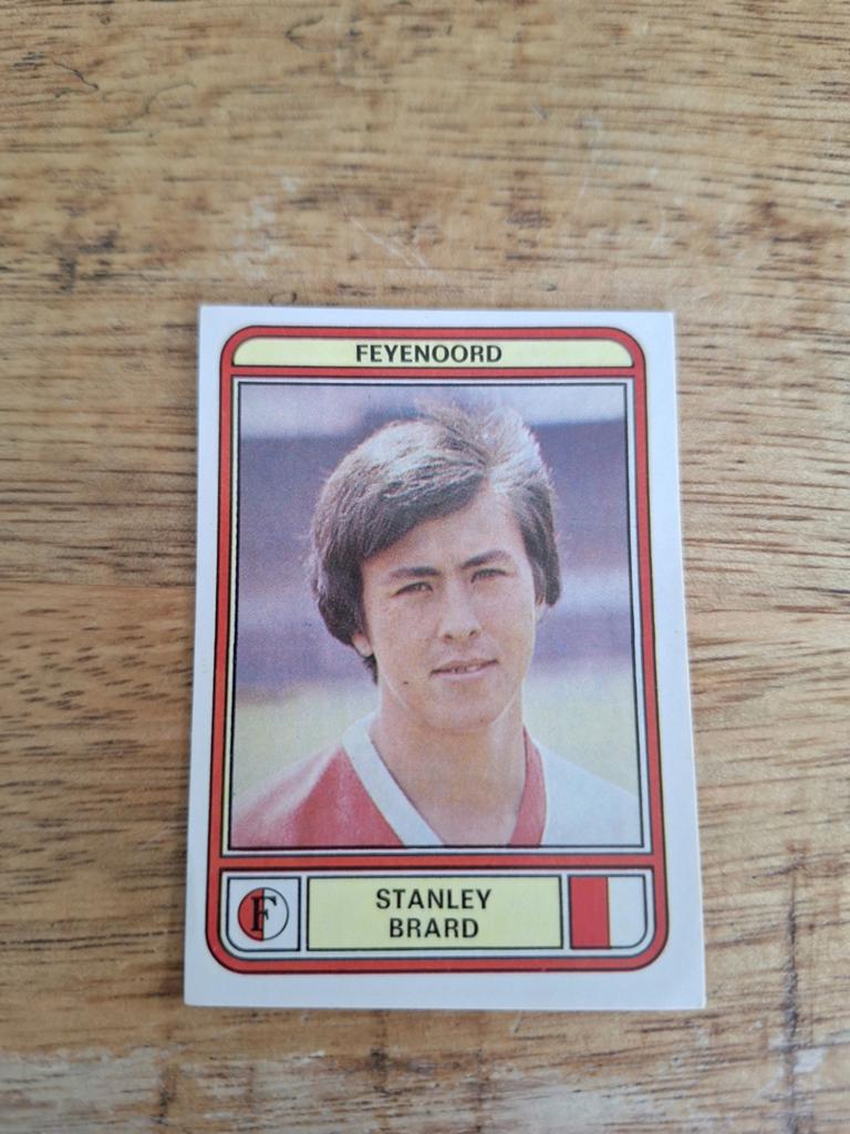 Panini Voetbal 80 Sticker Stanley Brard Feyenoord, Ophalen of Verzenden