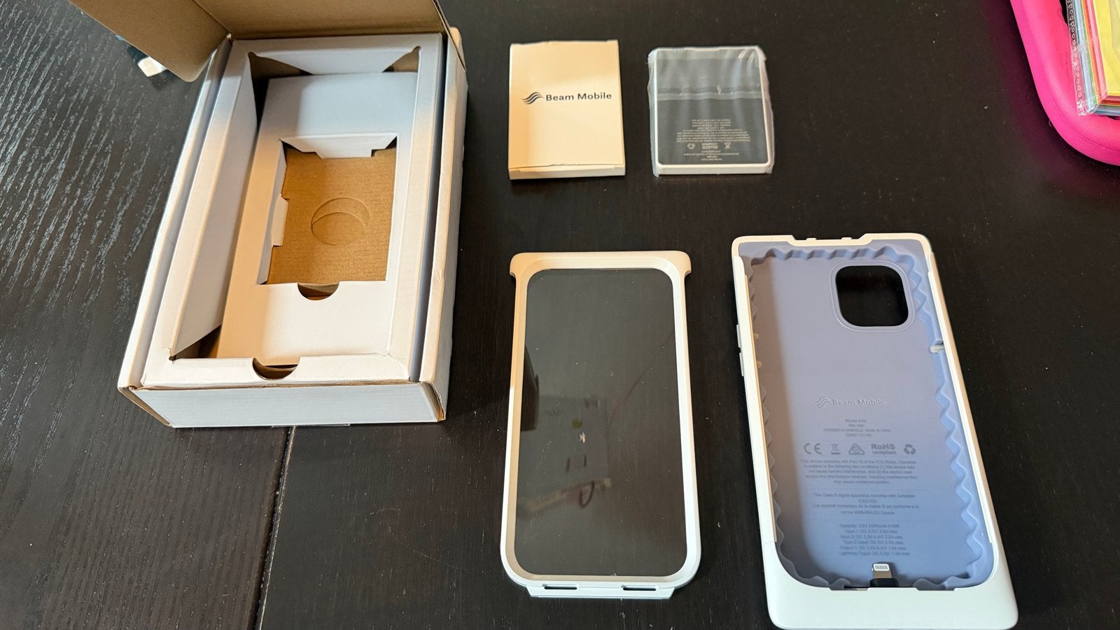 Beam Mobile SLED Batterijhoes voor iPhone 12/13/14, Kunststof, Overige merken, Nieuw, Ophalen of Verzenden