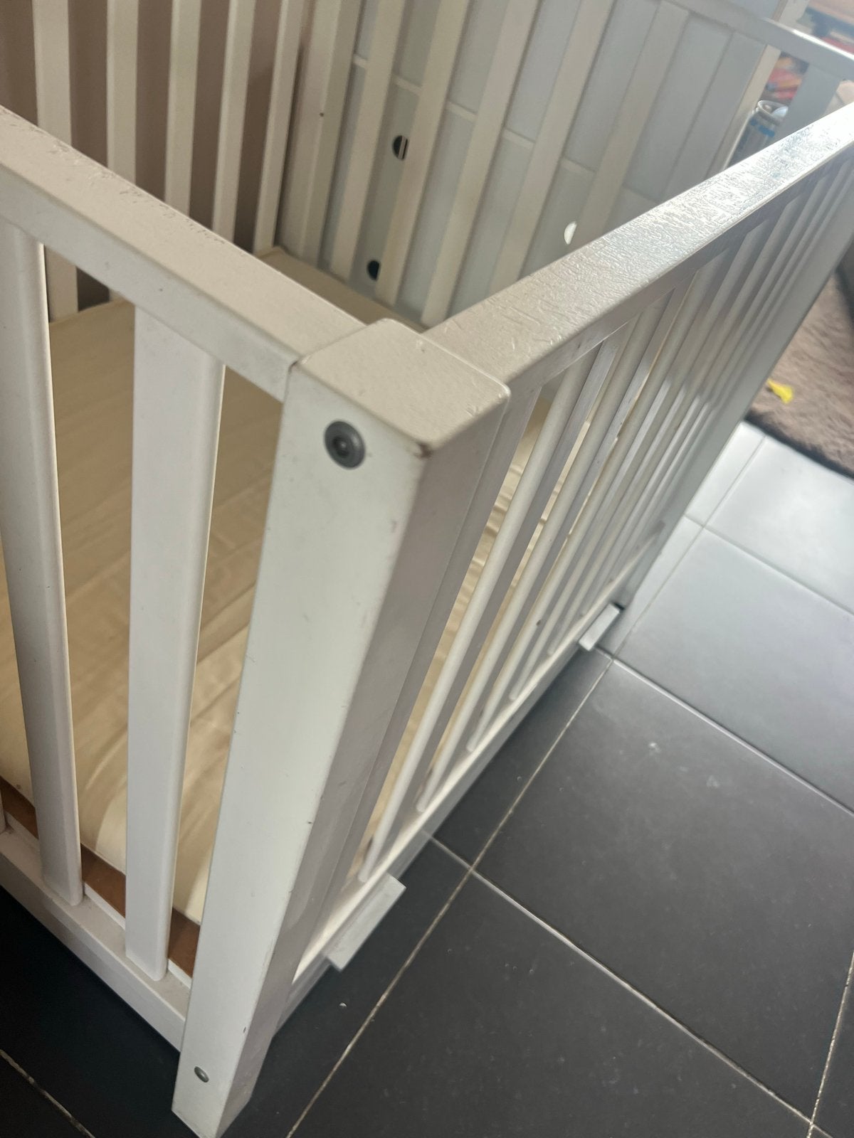 Bopita Box Wit - Inclusief Matras, Ophalen, Gebruikt, Ledikant