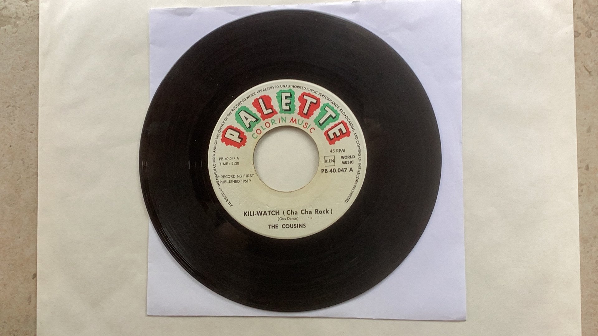 Single The Cousins - Kili-watch, Ophalen of Verzenden, Gebruikt, 7 inch, Pop