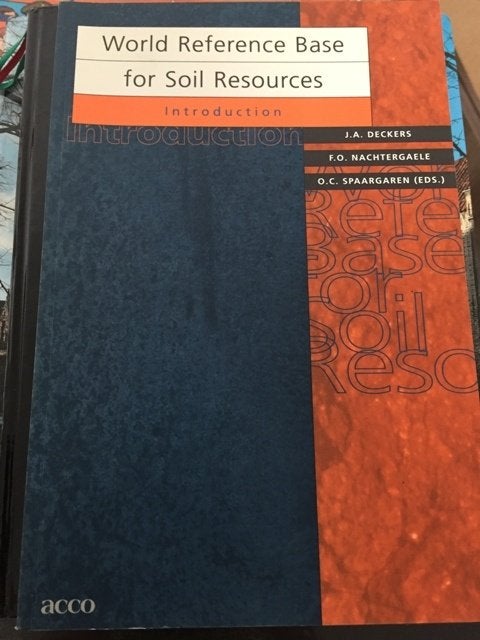 World Reference Base for Soil Resources, J.A. Deckers, Ophalen of Verzenden, Beta, WO