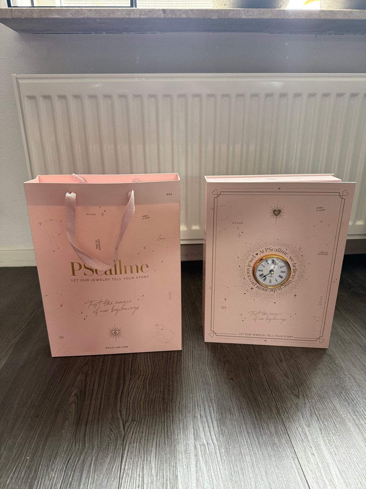 Leuke roze opbergdoos met tas van 'PSCALLME, nieuw, Sieraden, Tassen en Uiterlijk, Ophalen of Verzenden, Nieuw