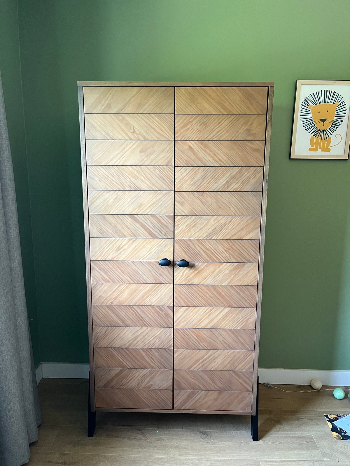 2-deurs Kledingkast coming kids harper (kinder/babykamer), Ophalen, 50 tot 100 cm, Zo goed als nieuw, 150 tot 200 cm