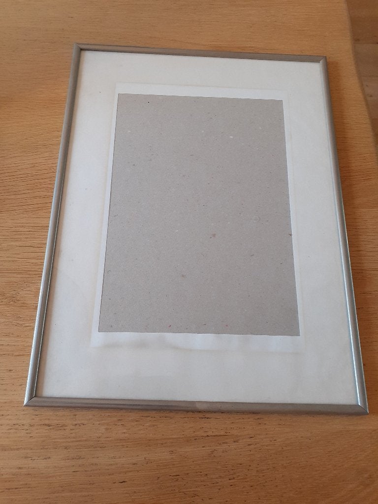 oude fotolijst metaal 30x40 cm vintage retro jaren 60 70, Ophalen of Verzenden, Huis en Inrichting