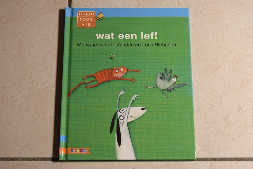Maan Roos Vis: wat een lef! Monique van der Zanden AVI S, Ophalen of Verzenden, Zo goed als nieuw, Fictie algemeen