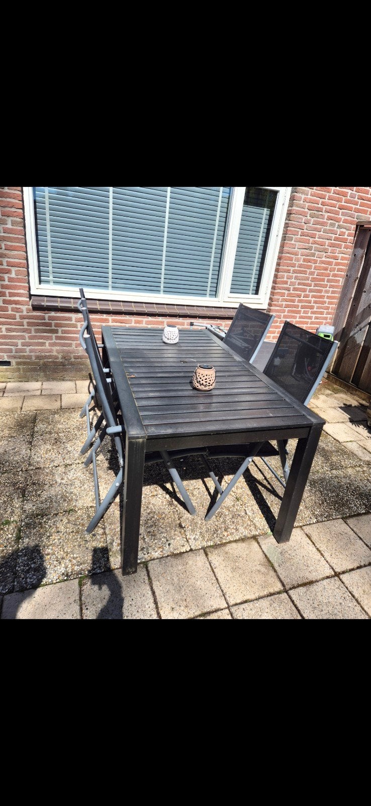 Tuinset, Ophalen, Gebruikt
