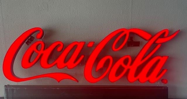 Coca Cola 3D LED lamp, Verzamelen, Merken en Reclamevoorwerpen, Ophalen, Zo goed als nieuw, Lichtbak of (neon) lamp