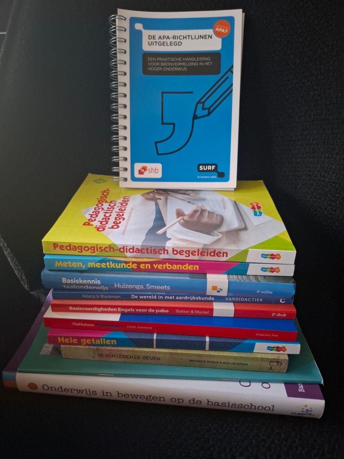 Alle schoolboeken voor het 1e jaar Pabo en onderwijs., Ophalen of Verzenden, Zo goed als nieuw, Overige niveaus, Overige vakken
