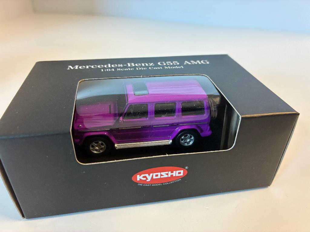 89357: Mercedes-Benz G55 AMG - Kyosho 1:64, Modelbau & Spielwaren Vordermaier, Auto, Ophalen of Verzenden, Info@kyoshoeurope.com