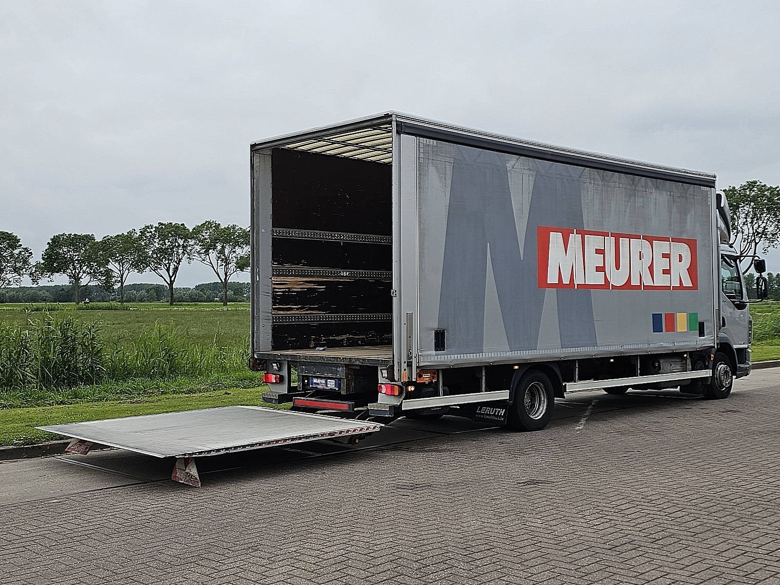 DAF LF 210 11.9t lift curtain r, Automaat, Elektrische buitenspiegels, Bedrijf, Diesel