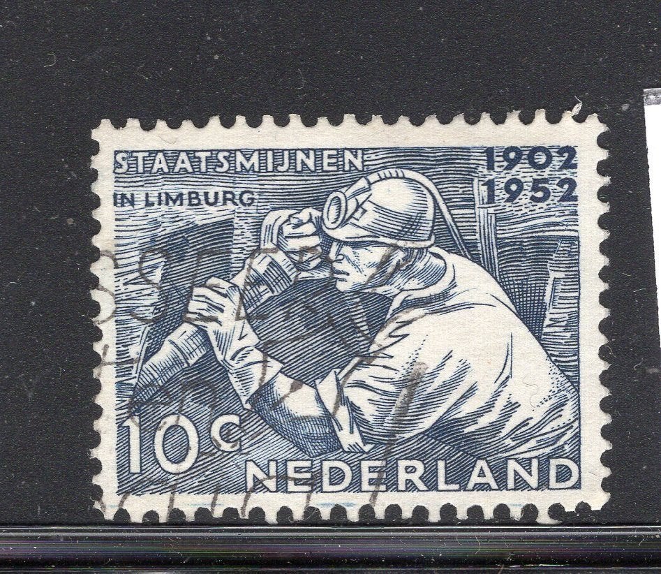 Plaatfout 582 P, Ophalen of Verzenden, Na 1940, Gestempeld