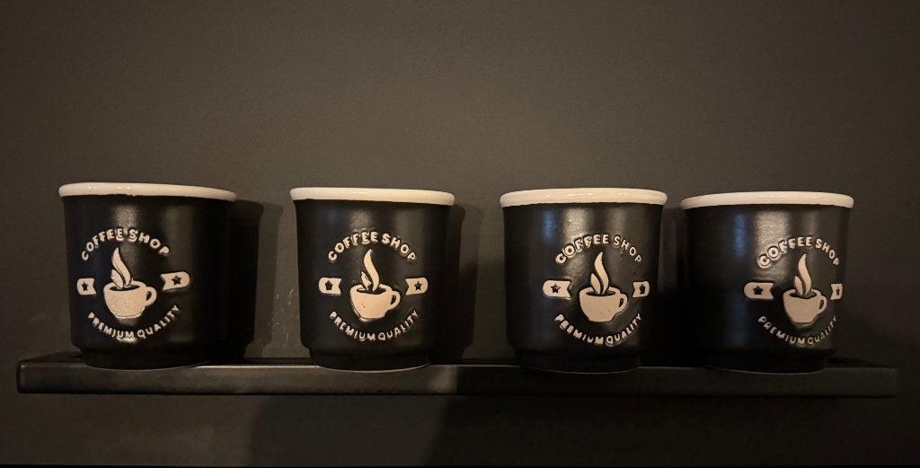 Espresso kopjes - Zo goed als nieuw, Overige merken, Ophalen of Verzenden, Zo goed als nieuw, Overige stijlen