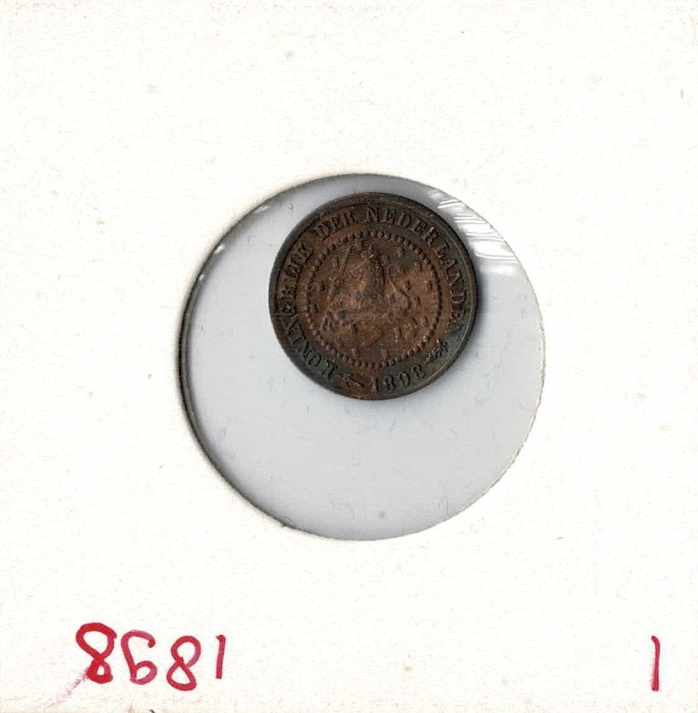 0,5 cent 1898 Wilhelmina (zie scans)(1), Ophalen of Verzenden, Koningin Wilhelmina, Overige waardes, Losse munt