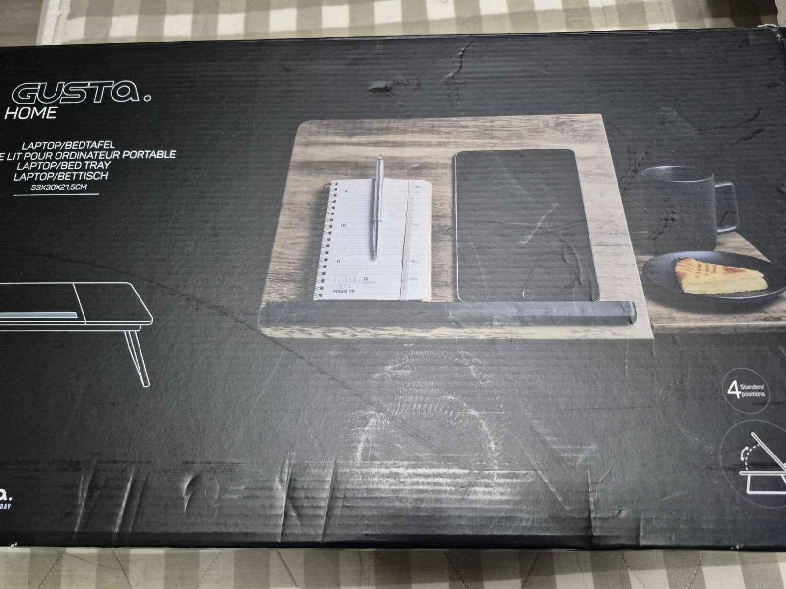 Gusta Home Laptop/Bedtafel - Nieuw in doos, Ophalen of Verzenden