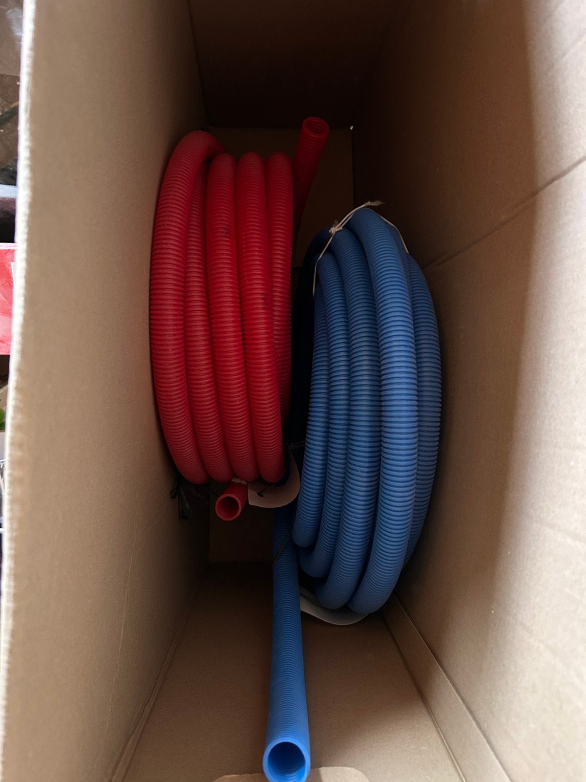 Mantelbuis Bonfix Alu Press losse mantel rood blauw, Doe-het-zelf en Verbouw, Buizen en Afvoer, Overige materialen, 6 meter of meer