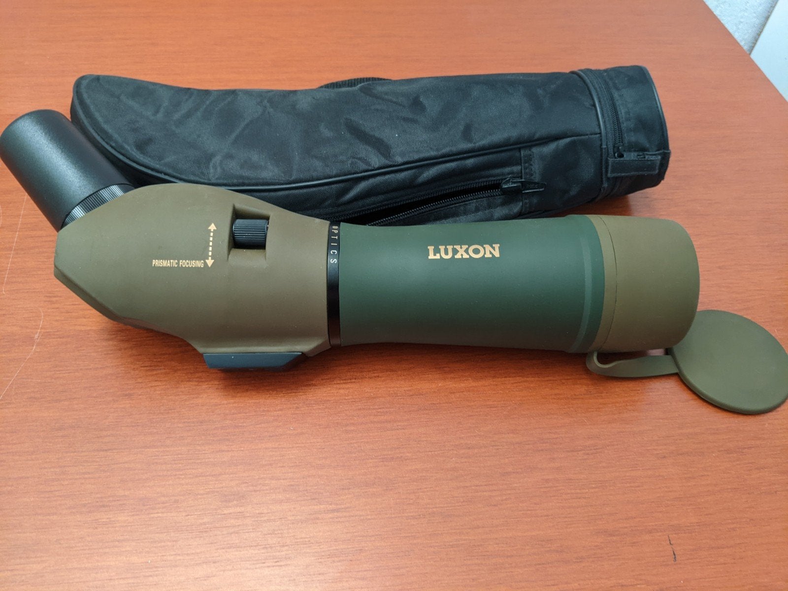 Luxon 15-45x60mm Spottingscope met draagtas, Ophalen, Minder dan 80 mm, Lenzentelescoop (refractor)