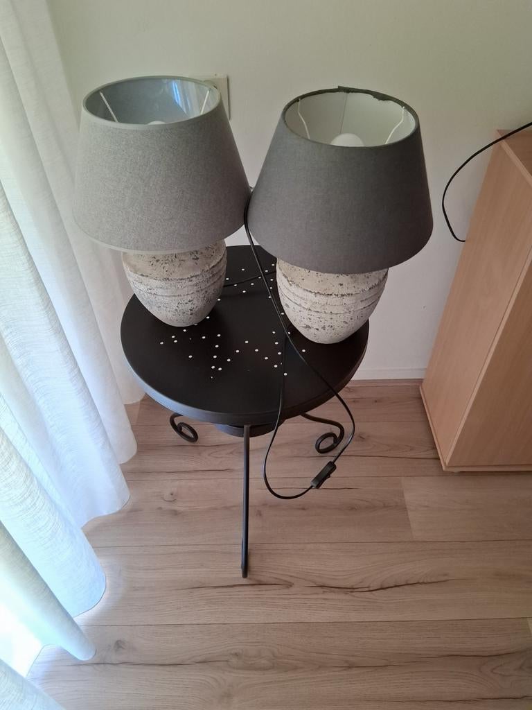 2 kruiklampen., Ophalen, Zo goed als nieuw, Rechthoekig, Minder dan 25 cm